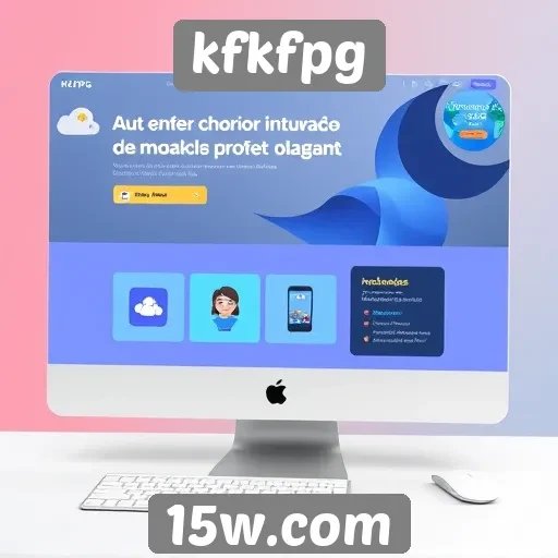 Explorando a interface do usuário do site kfkfpg